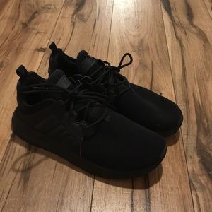 All black boys adidas sneakers